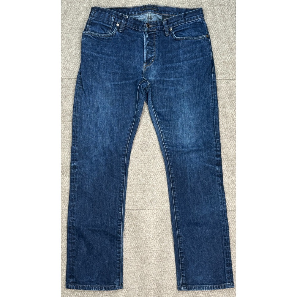John Varvatos Bowery Slim Straight 5 Pocket Men's Denim Jeans Size 31RG